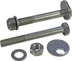 Replace the OE torqueto-yield bolts with SPC's upgraded bolts and you will not need to replace the bolt for future alignments.