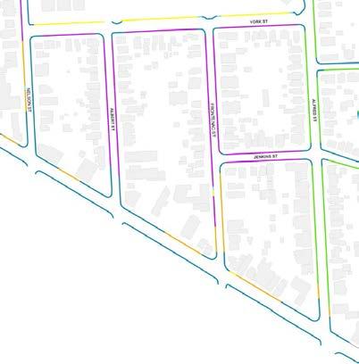 Monitoring On-Street Metered Parking Sections of Albert St, Frontenac St, and Alfred St have been previously identified for additional metered