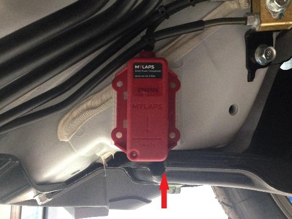 5.1 Transponders must be installed as follows; Mount on the left hand side of the tunnel.