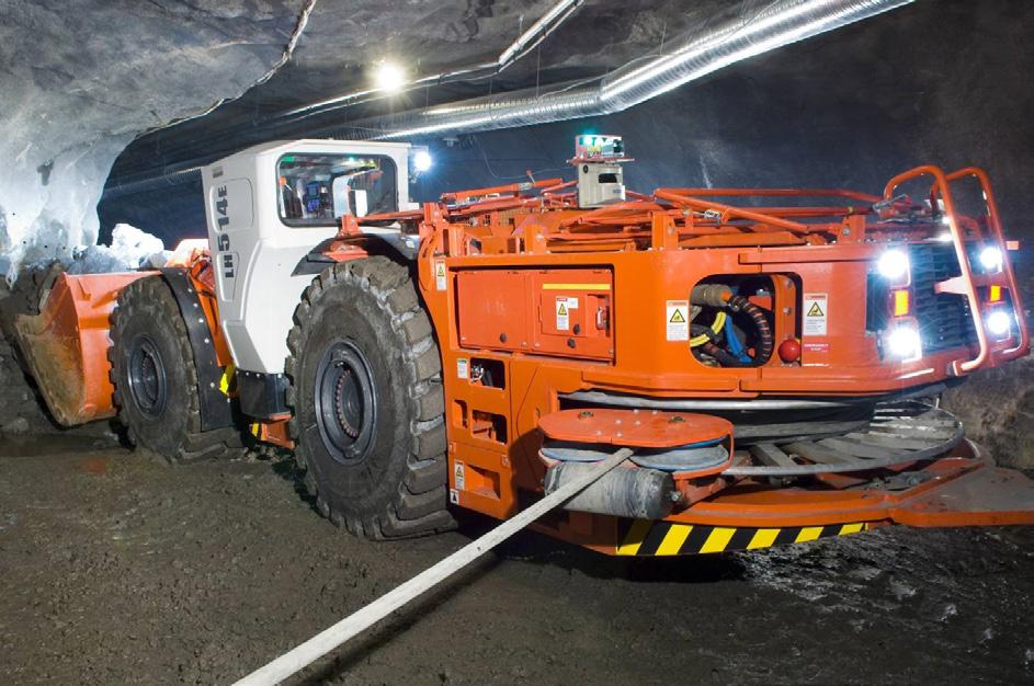 SANDVIK LH514E MASS MINING LOADERS TECHNICAL SPECIFICATION Sandvik LH514E is a high capacity electric Load-Haul- Dump (LHD) developed specially for underground use.
