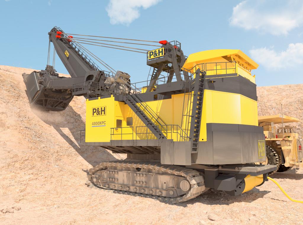 P&H 8XPC Electric Mining Shovel Who we are: Since 191, Komatsu has stood for unrivaled quality and reliability.