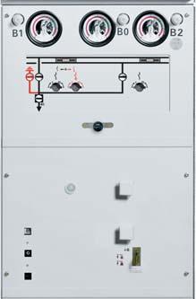 Interlocking Panel-internal mechanical interlocks Operation of three-position (CLOSED, OPEN, ERTHED or REDY-TO-ERTH) Vacuum circuit-breaker interlocked mechanically Control gate for opening the