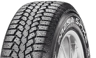 WINTER Commercial Performance SUV WINTER MA-SLW Presa Spike MA-SUW Presa Spike Unidirectional tread design Pinned for studs Rigid tread blocks enhance grip and handling Saw-toothed sipe design for