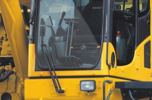 Aq) prevent external dust from entering the cab.
