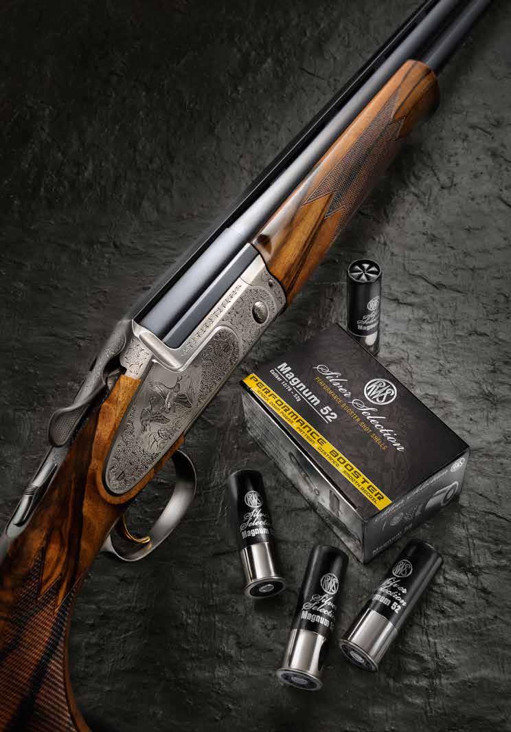 36 AMMUNITION RWS RWS AMMUNITION 37 TECHNICALLY AND AESTHETICALLY UNIQUE With the Silver Selection, RWS offer a unique shot cartridge line offering improved performance. It has no equal.