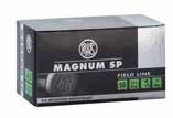 9 g, V 0 235 m/sec (barrel length: 65 cm).22 Magnum FMJ Its high velocity results in great energy transfer and superior penetration Flat trajectory up to 100 m - perfect for small game shooting!