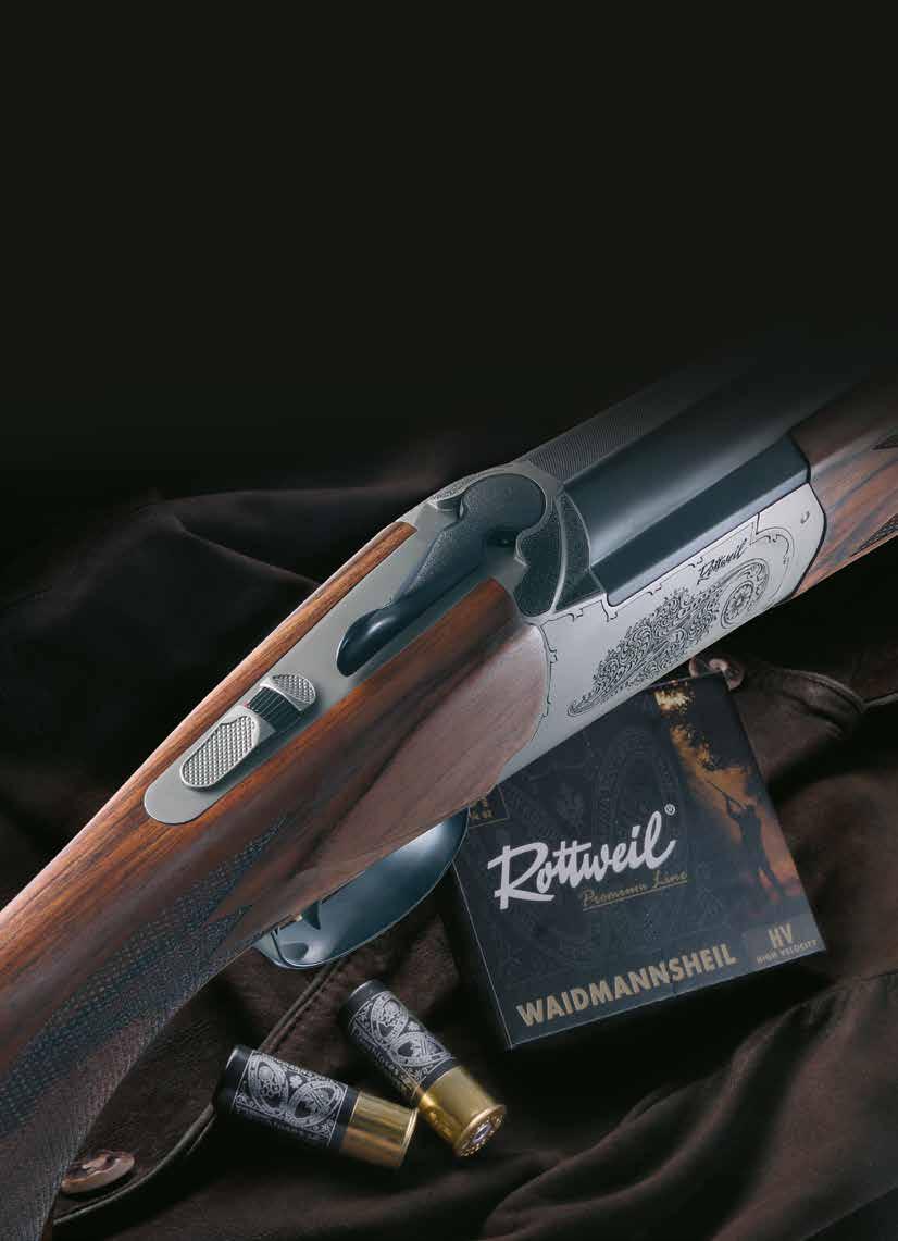 80 AMMUNITION ROTTWEIL 81 ROTTWEIL PREMIUM LINE We are driven by our high quality standards. We take great care to select only the finest quality components for our premium shot cartridges.