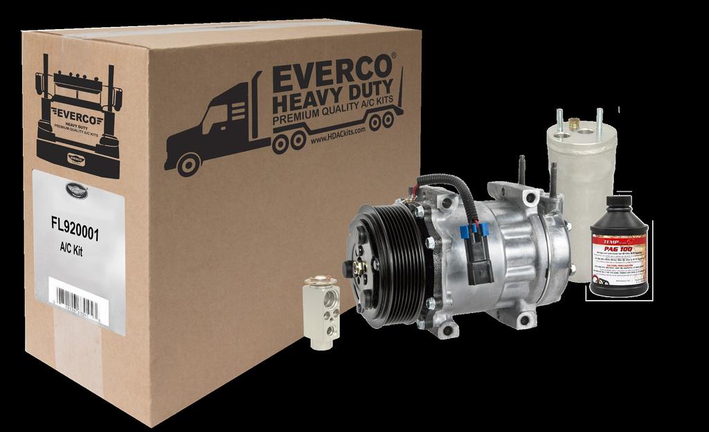 Everco is an industry leading manufacturer of A/C components All kit part numbers are intelligent by make.