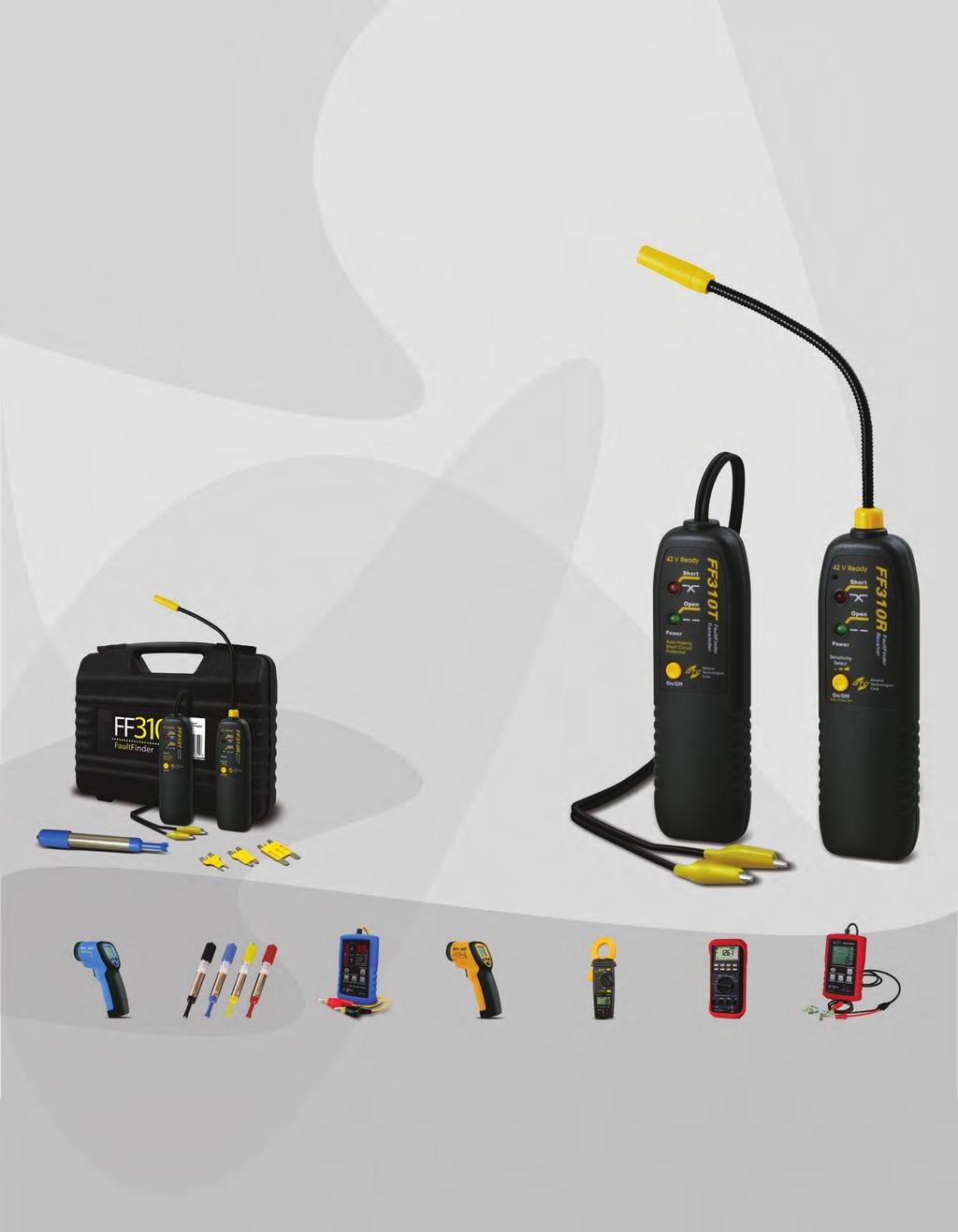 Technical Specifications: FF30T (transmitter) Input voltage: Indicators: Power source: Battery life: Connector: FF30R (receiver) Sensitivity: Receiver probe: Indicators: Power source: Battery Life: 6