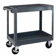 All platform trucks include 2 swivel (at handle) and 2 rigid casters.