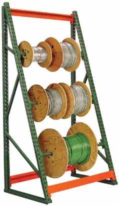 63 96 x 18 x 120 4 K34S-9618120 415.34 K34T-9618120 346.86 FastRak Cable Reel Racks Based on the popular FastRak Bulk Storage Shelving, these rugged reel racks are super strong and highly versatile.