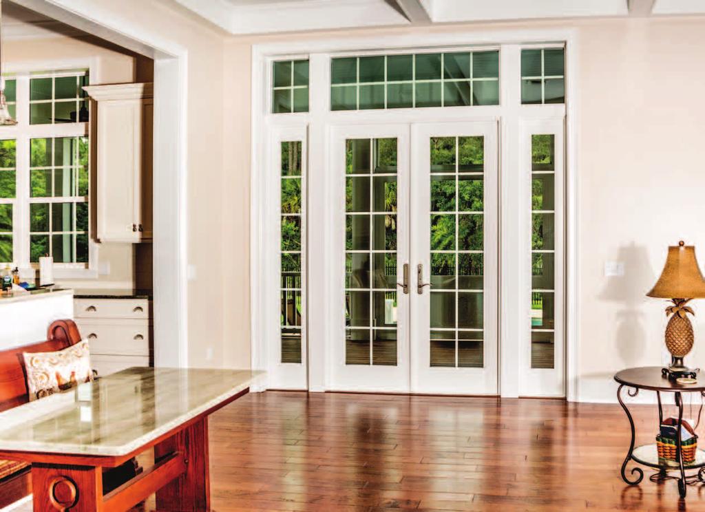 Transom & Sidelight Options Enhance the look of your door and