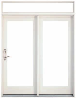 Transom windows above the door add charm and character and allow