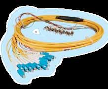 Featuring a unified construction for easy fiber identification and rapid installation, these assemblies are built to exceed all TIA and Telcordia requirements.