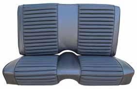1969 MACH 1 style rear seat for the Mustang convertible features the same pattern and design as the MACH 1 rear seat.