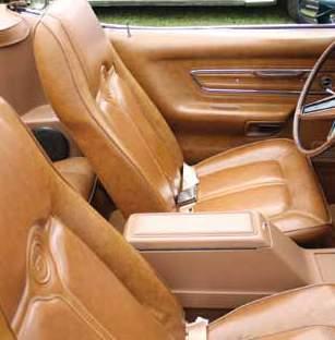 COUGAR 1971-73 DÉCOR/DELUXE & XR7 SEAT UPHOLSTERY Our 1971-73 Cougar Décor/Deluxe and XR7 Seat Upholstery is a correct reproduction of the original in vinyl.