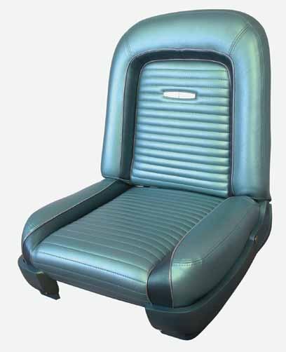 FALCON 1963 SEAT UPHOLSTERY Our 1963 Falcon Seat Upholstery is a correct reproduction of the original. We offer the original Crush grain in 32 oz.