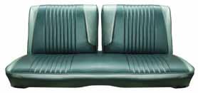 GALAXIE 1963 500 SEAT UPHOLSTERY Our 1963 Galaxie 500 Seat Upholstery is a correct reproduction of the original and features Vischette inserts with 7 vertical pleats, and has silver Tinsel welt.