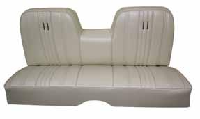 GALAXIE 1965 INTERIOR PARTS & ACCESSORIES 1965 500XL SEAT UPHOLSTERY Our 1965 Galaxie 500XL Seat Upholstery is a correct reproduction of the original featuring 3 heat sealed vertical lines, and 3