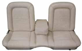 068171 L-958 L-2287 L-2505 L-2503 1967 STANDARD SEAT UPHOLSTERY Our 1967 Mustang Standard Upholstery features the original Sierra grain in 32 oz. vinyl for the skirts and inserts.