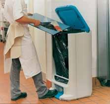 Combo bin is a multi-purpose food waste bin with a large 140 litre capacity. The bin has smooth contours to ensure there are no dirt traps and to allow easy cleaning.