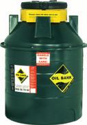 WASTE OIL TANKS ORB350 ORB650 ORB350 Waste Oil Tank ORB650 Waste Oil Tank Purpose designed for the storage of waste oils and lubricants.