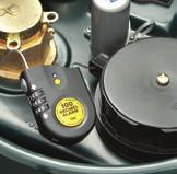 Available as an optional extra on every tank within the range, this high security, small and portable lock triggers a 100db alarm when the cable is cut or the lock is attacked.