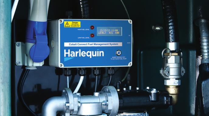 ACCESSORIES Harlequin Cobalt Connect Fuel Management System The new Harlequin Cobalt Connect is what diesel customers have been waiting for.