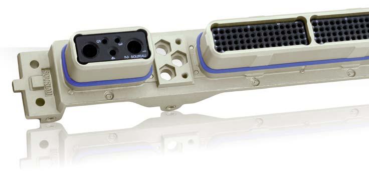 ARINC 600 Series COMPLIANT Presentation BUILD THE CONNECTOR THAT MATCHES EXACTLY YOUR REQUIREMENTS Modular technology from signal to power, high speed and fiber optic Configurable RoHS Surtec, EMI