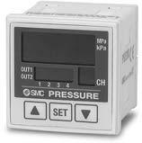 temperature range dsorption Confirmation Switch: Z Pressure Sensor Controller: PSE3 Display/Set pressure (differential pressure) range Pressure range Rated pressure (differential pressure) range to