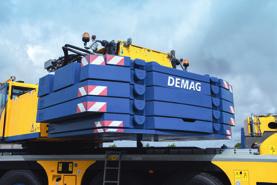Short and agile The Demag 5-axle cranes are the most compact of their class.