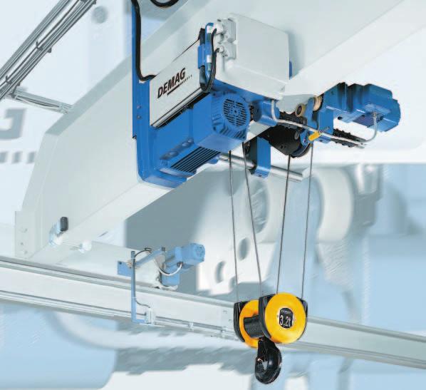 Compact and fast The new Demag DR rope hoist More