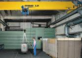 Higher hoist speed for faster handling Most sub-assemblies of the Demag DR rope hoist have a lifting speed of at least 6 m/min with 4/1 reeving as standard.