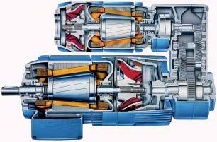 Microspeed drives consist of main and microspeed motors that are connected by means of microspeed gearboxes. Both U and Z type models are possible.