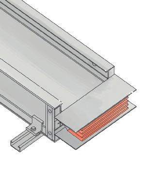 Flat Installation Flat installation is the preferred method of installation for a higher rated, multistack busbar system.