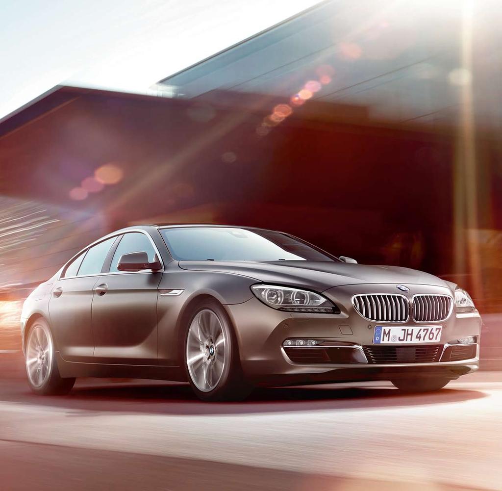 2014 BMW 6 Series The Ultimate Driving Machine THE BMW 6 SERIES GRAN COUPE.