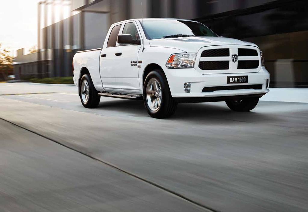 RAM 1500 EXPRESS 4x4 QUAD CAB UNRIVALLED CAPABILITY, BUILT FOR ANY CHALLENGE Standing out for exceptional style and