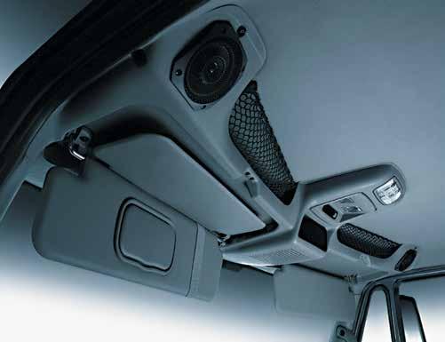 Driver Comforts: Available tilt and telescoping steering wheel enables each driver to place it in the most comfortable setting for increased belly room Wide door openings, wide cab steps and interior