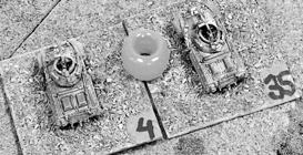 2 through 7.4.4 above, for guidance on marker placement and their effects on stands under which they are placed. Two platoons of US recon cars have been targeted by a German FO.