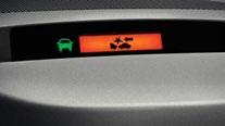 The Vehicle Direction Display contains the alert indicators. The indicators are controlled by the instrument cluster via serial data messages from the Frontview Camera Module.