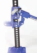stay Includes fittings KP1204 HIGH LIFT JACK 1050KG Safety Reverse Latch Weight: 13 Kg Lifting Range: 108-1040mm Complies