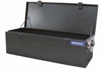 SCRATCH Measurements: 1200 x 450 x 360mm 51088 179 1029 WEATHER UPRIGHT TRUCK BOX EXTRA LARGE 1220MM Metal feet to allow for use with fork lift Manufactured from heavy gauge steel