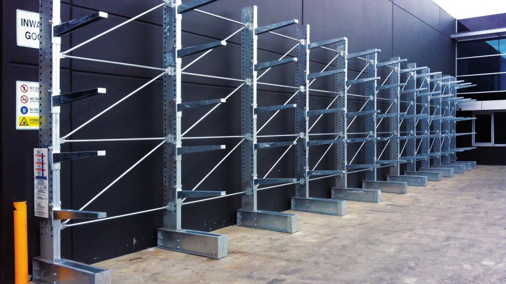 PRODUCT CATALOGUE CANTILEVER RACKING Cantilever racking is primarily used for storing