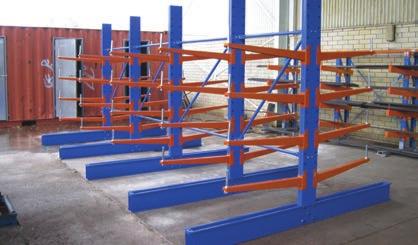 RACKING & SHELVING Post Height POWDER COATED 2000mm 2400mm 3000mm 3600mm 4200mm GALVANISED 2000mm 2400mm 3000mm 3600mm Arm Length Bracing / Spacing 700mm