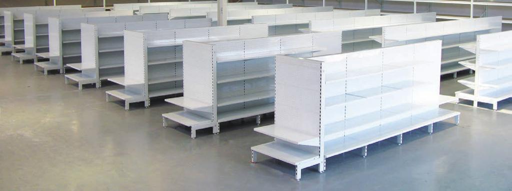 RACKING & SHELVING GONDOLA SHELVING Gondola shelving is