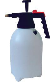 liquids, cleaning liquids, less aggressive cleaners suitable for non-explosive liquids only industrial sprayer made of polyethylene, transparent sprayer head with