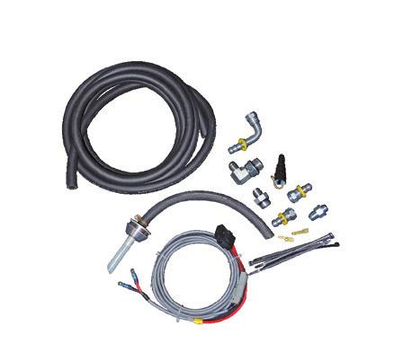 ..KIT 1998.5-2004 Dodge Cummins 3/8 Line, Fittings, Clamps, Draw Straw, Wire Harness and Install Manual For use with Model 30301 20105.
