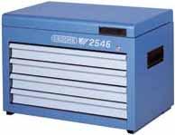supplied with 2 lengthwise and 2 crosswise dividers T Load capacity per drawer 40 kg T Central locking with hasp for padlock T Rubber mat, and rubber protection around the edge T In GEDORIT blue,