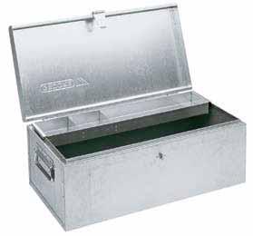 1440 Z TOOL BOX JUMBO zinc-plated T In special zinc-plated sheet steel for the heavy everyday-use T Optimum