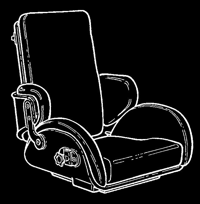 The CTIVE seat is shaped to allow greater upper extremity movement and is ideal for